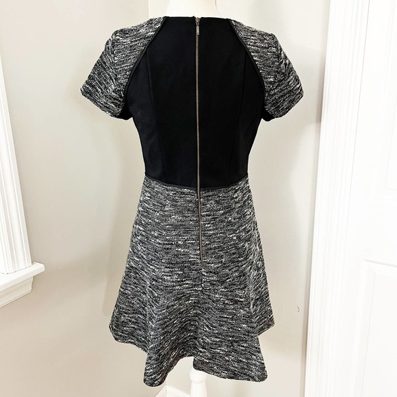 J. Crew Gray Tweed Skater Dress - Picture 6 of 9